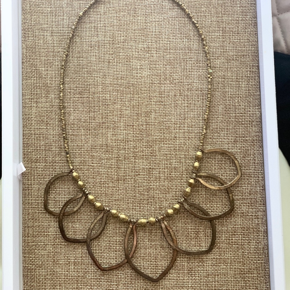 Noonday Metallic Petals Necklace